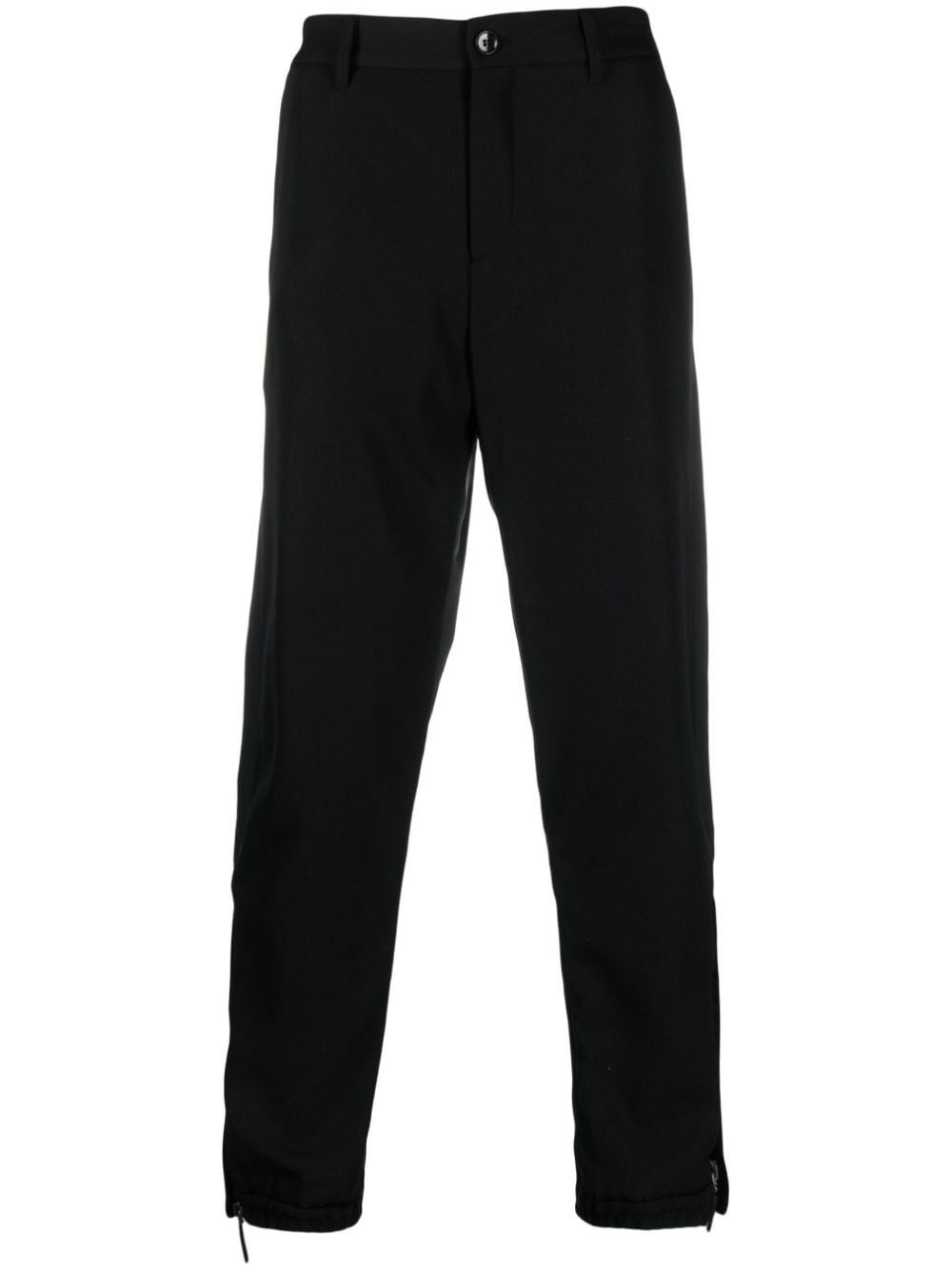 two-tone tapered trousers - 1