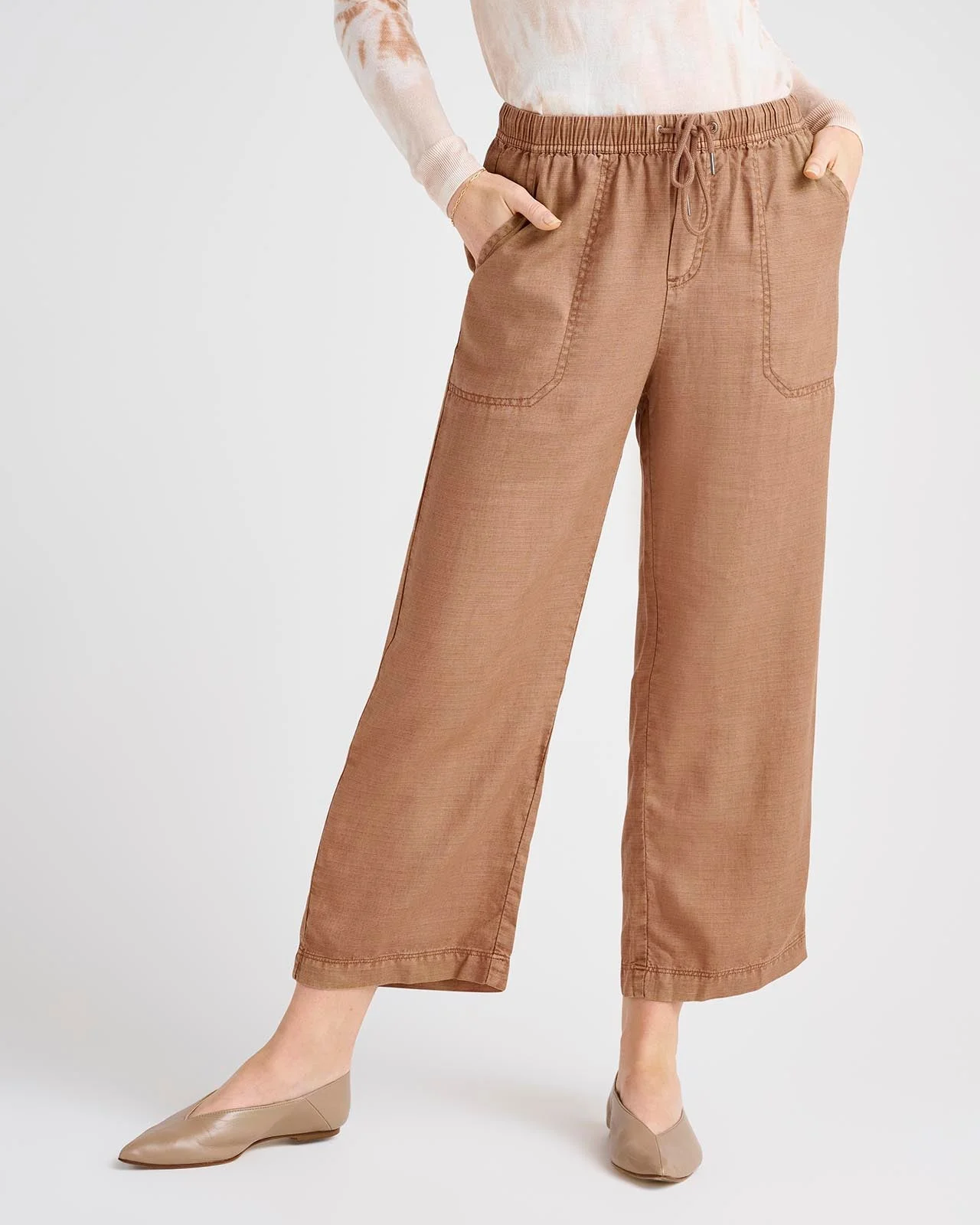 Angie Crop Wide Leg Pant - 1