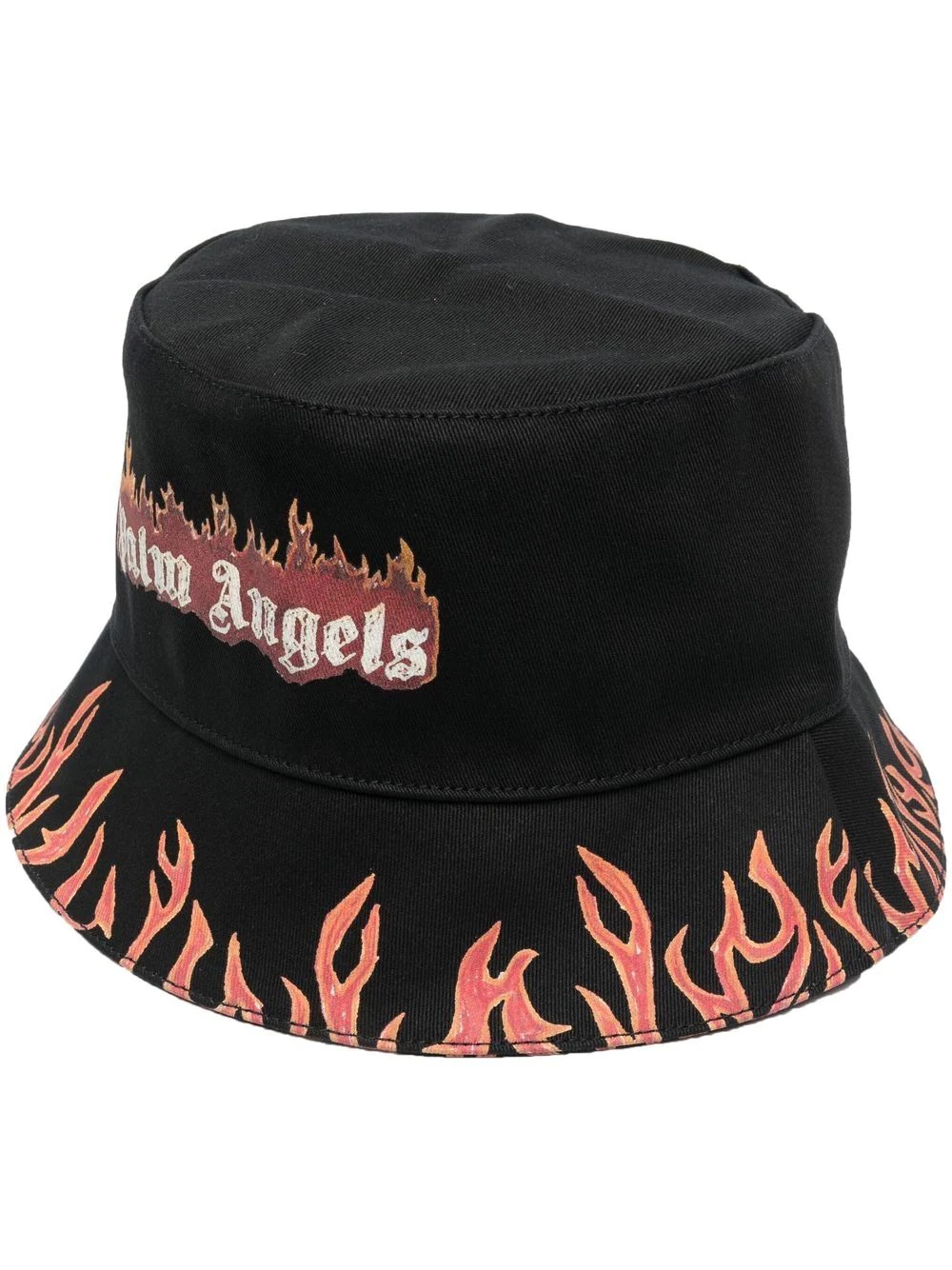 Burning logo-print bucket hat - 1