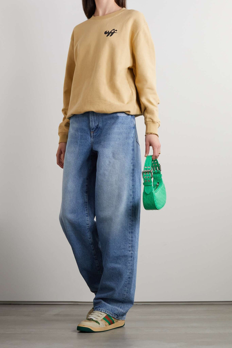 Off-White Printed cotton-jersey sweatshirt outlook