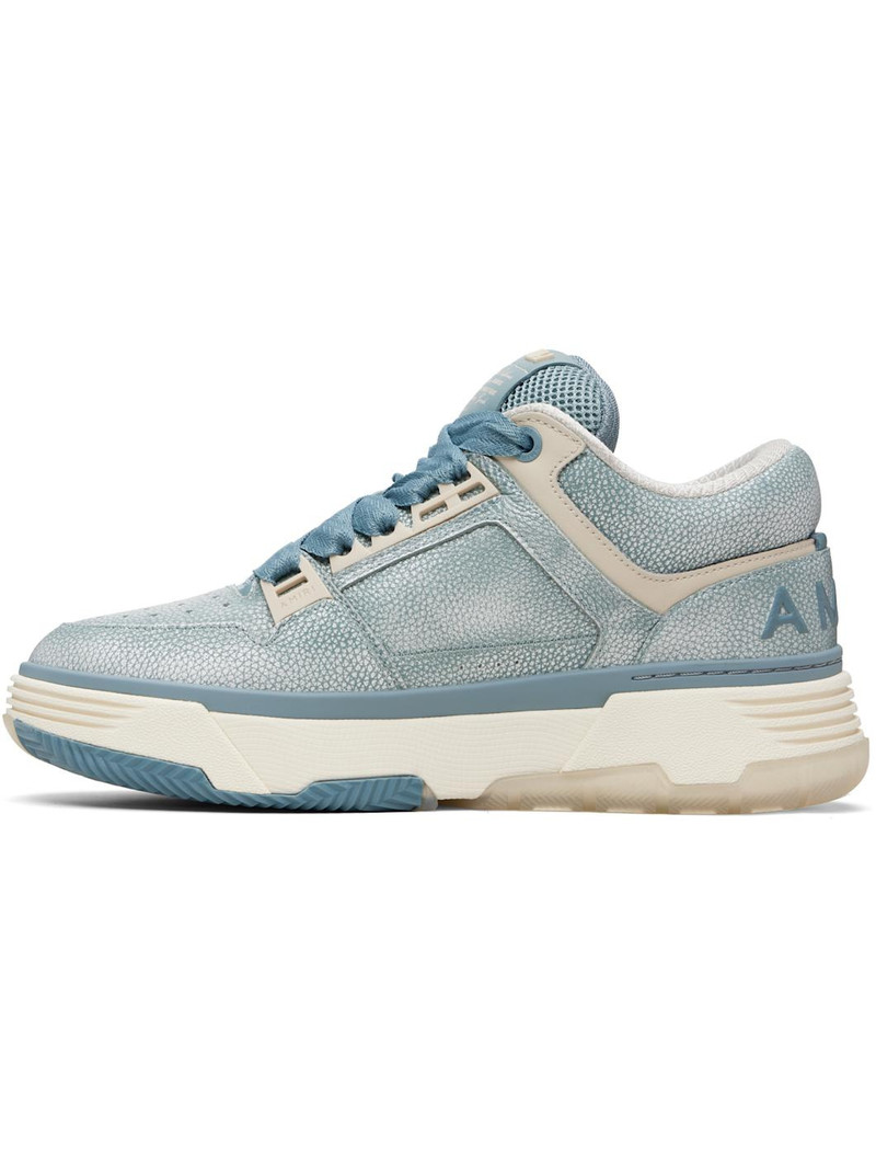 AMIRI Blue Pebbled MA-1 Sneakers outlook