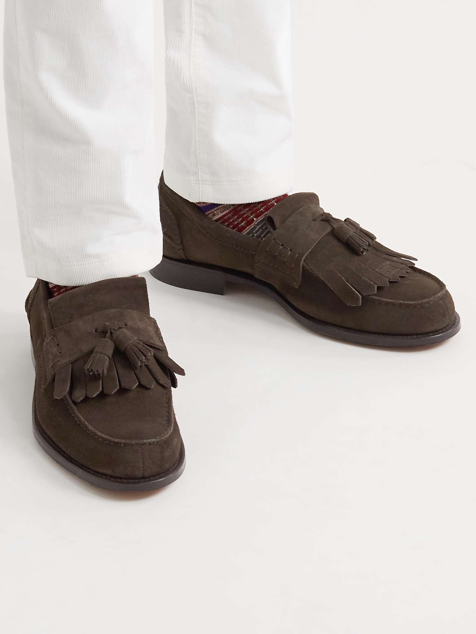 Oreham Suede Tasselled Loafers - 2