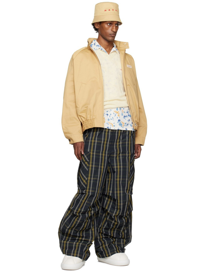 Marni Off-White V-Neck Sweater outlook