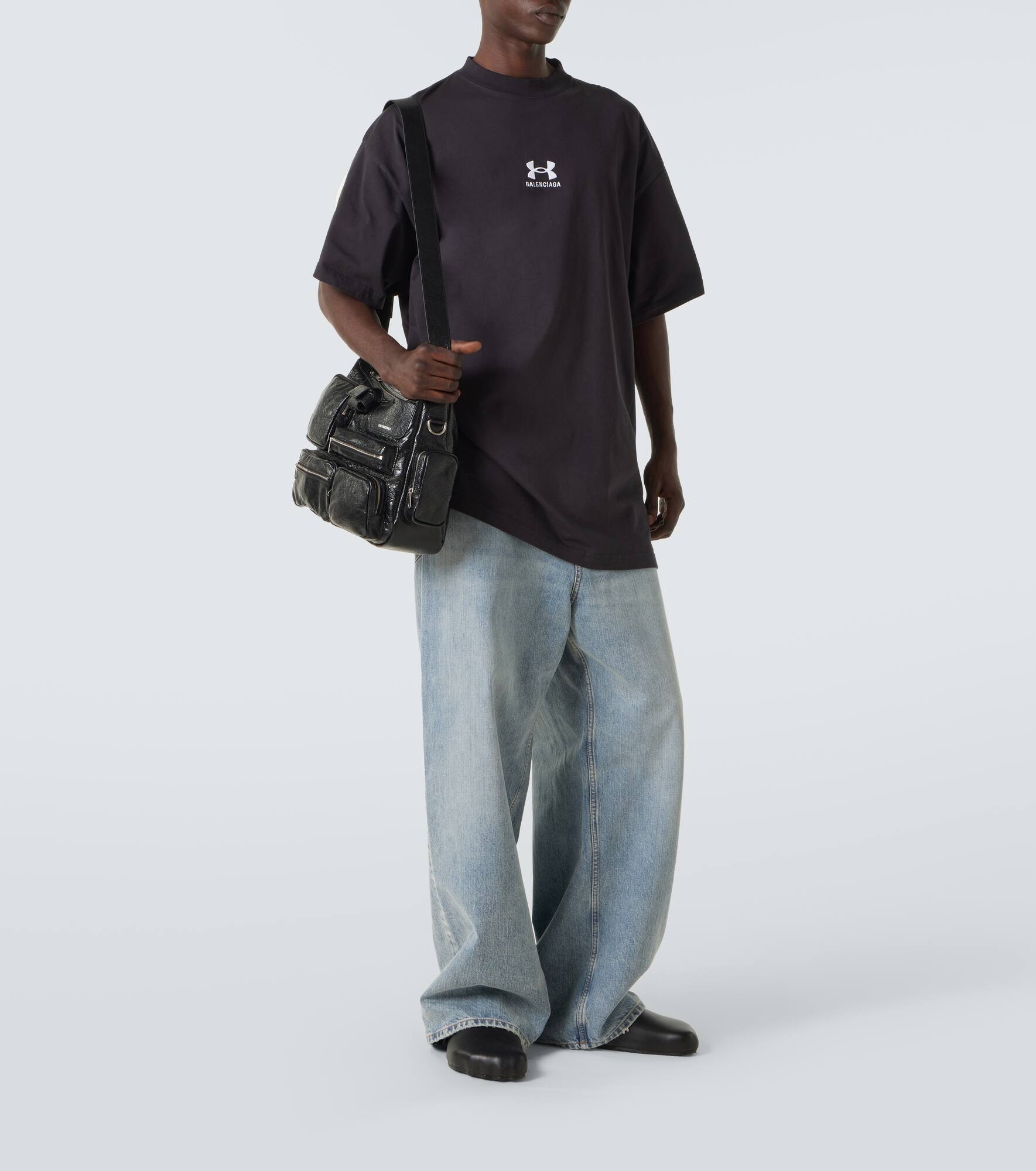 Superbusy leather messenger bag - 8
