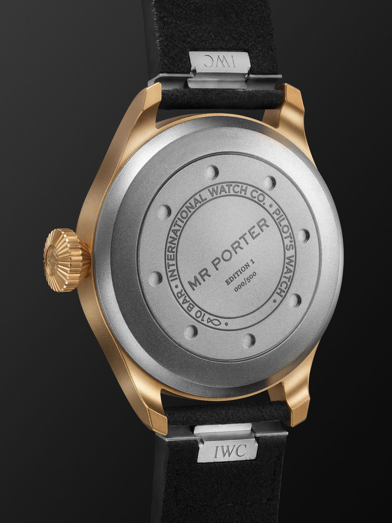 Big Pilot's 43 MR PORTER Edition 1 Limited-Edition Automatic 43mm Bronze and Alcantara Watch, Ref. N 3