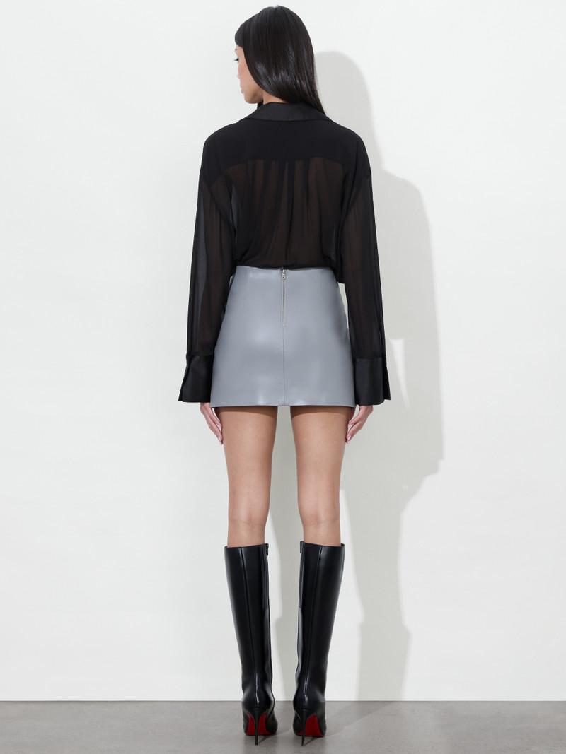 Alice + Olivia SIOBHAN VEGAN MINI SKIRT outlook