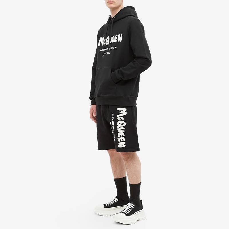 Alexander McQueen Alexander McQueen Graffiti Side Logo Sweat Short outlook