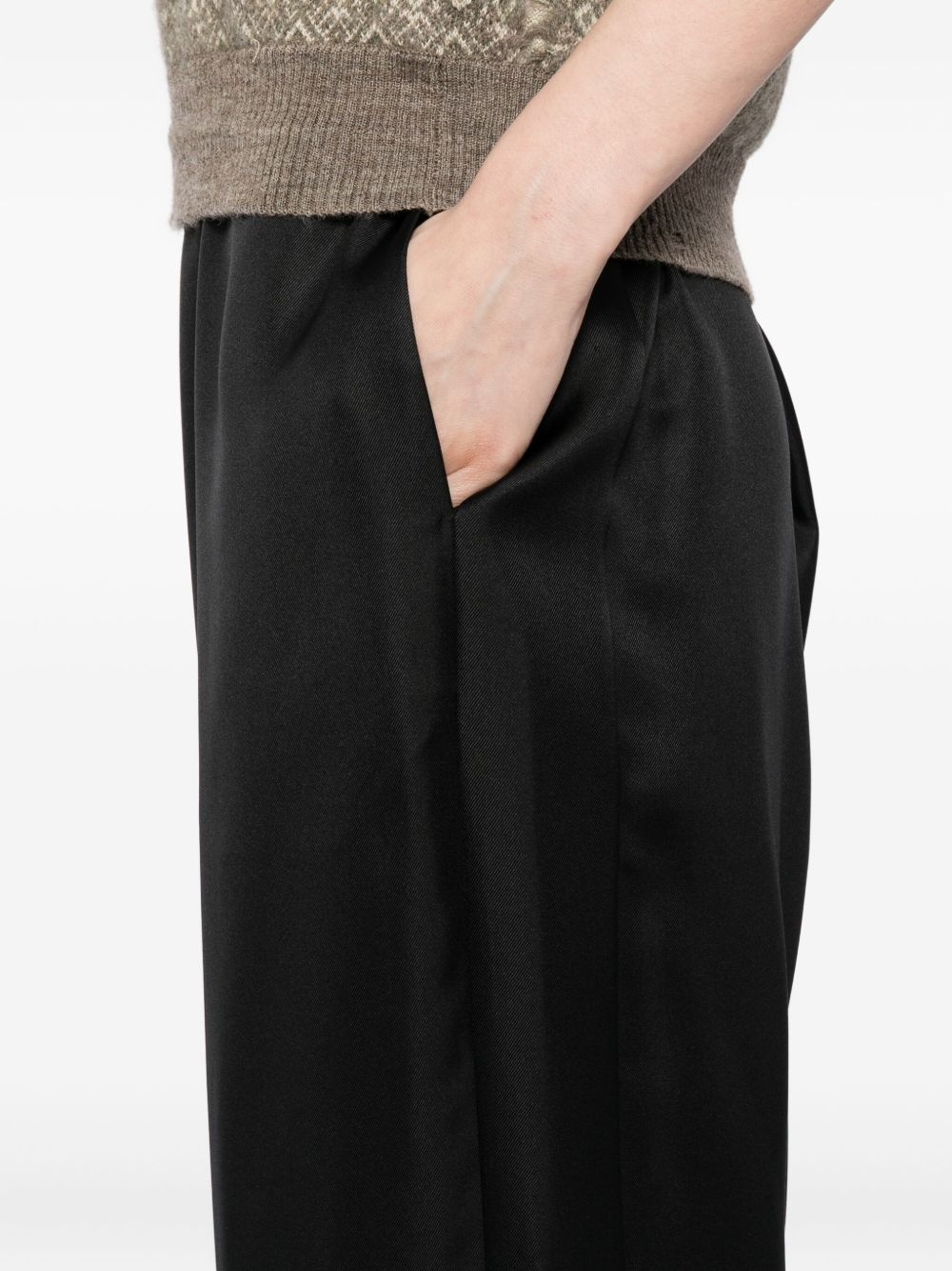 silk cropped  trousers - 5