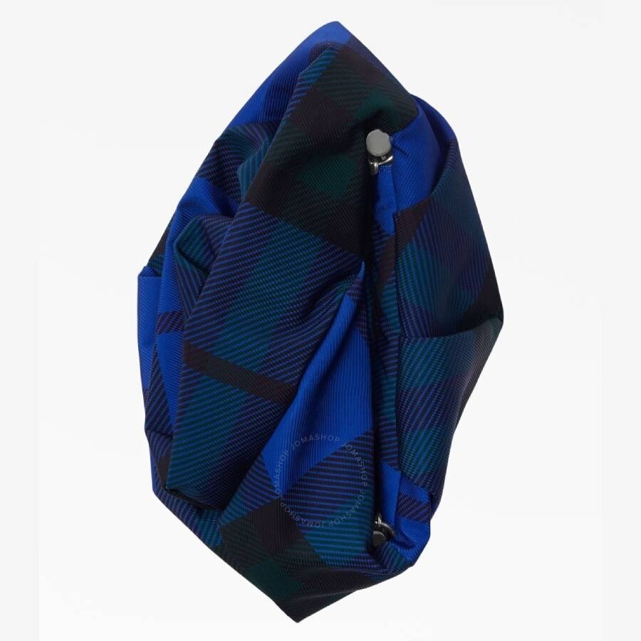 Burberry Draped Clutch with Checkered Pattern - 4