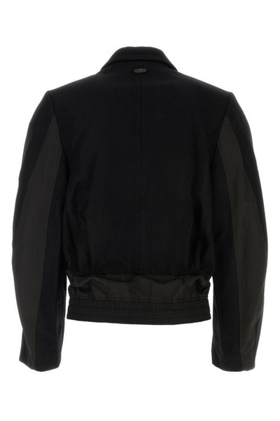 ADER error Black wool blend jacket outlook
