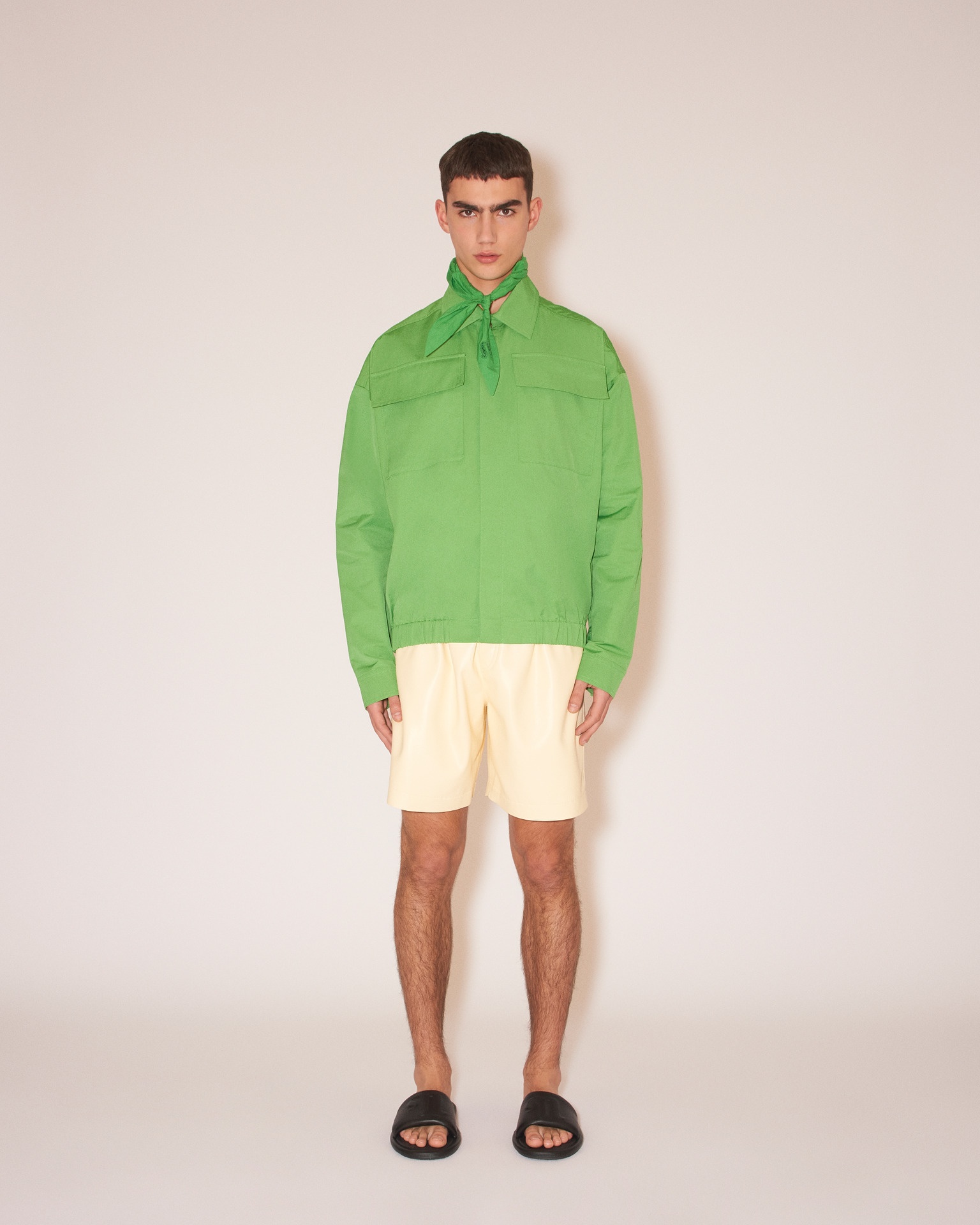 BENO - Tech twill box-fit jacket - Green - 3