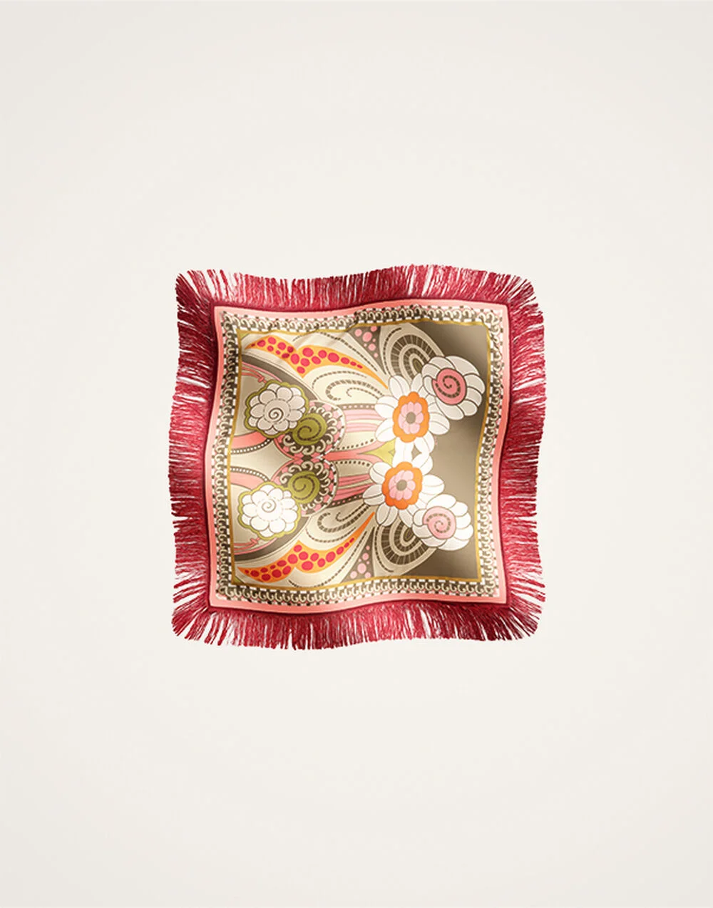Reversible Fringe Foulard 90 - 1