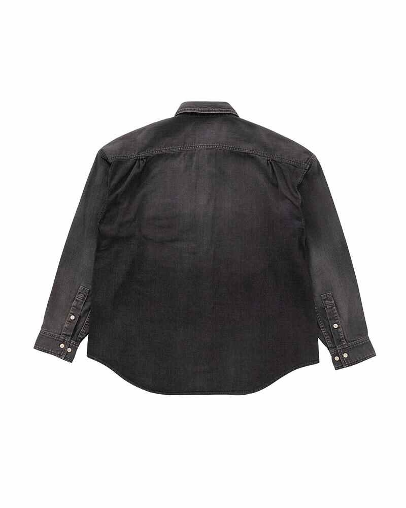 SS WORKHORSE SHIRT DMGD BLACK - 2