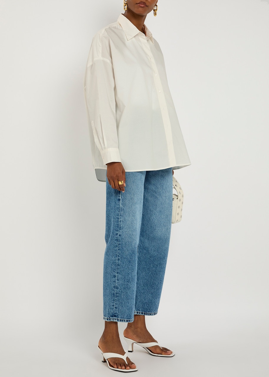 Agolde Roux Cotton-poplin Shirt - 4