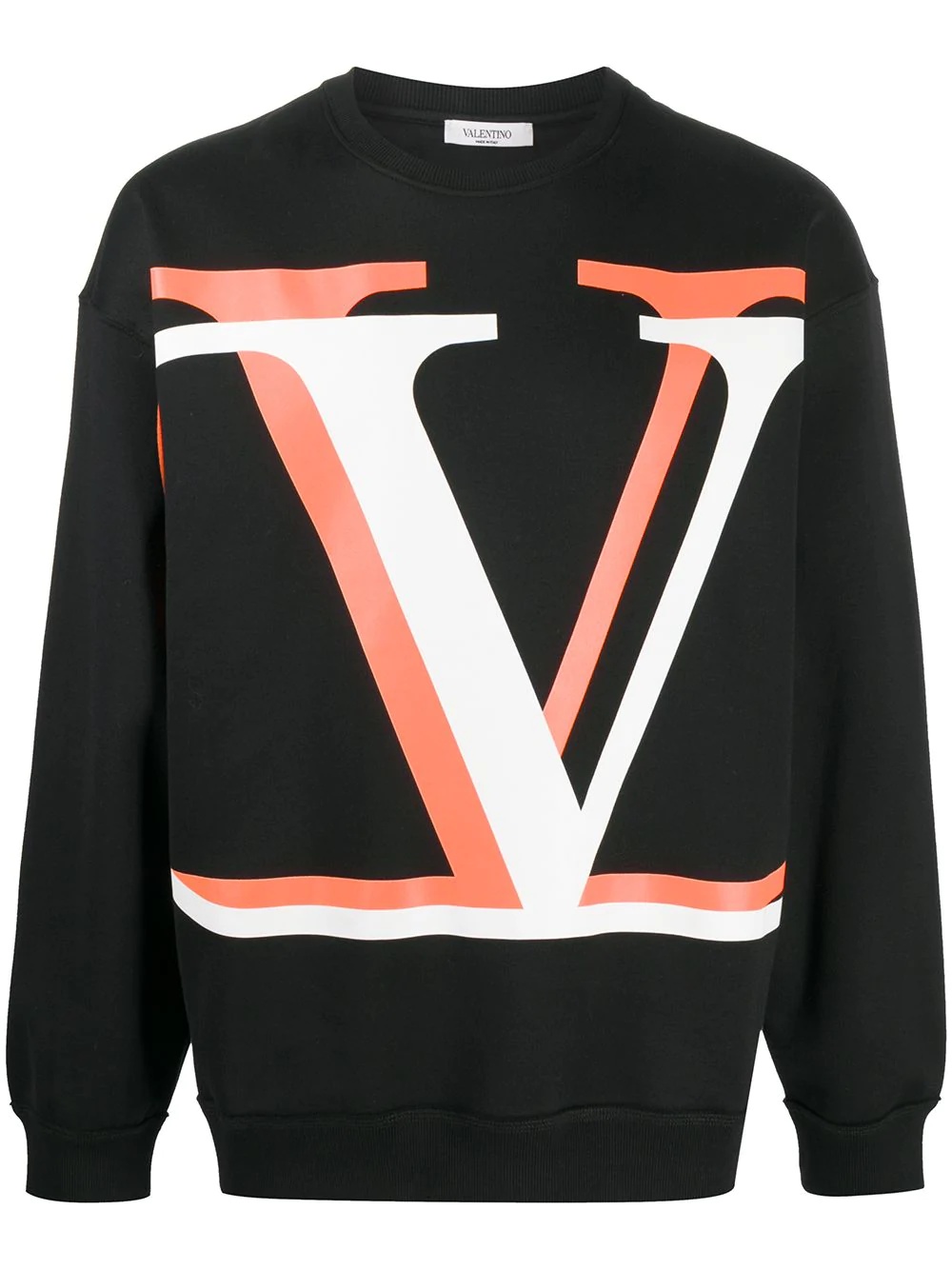 VLOGO intarsia-knit jumper - 1