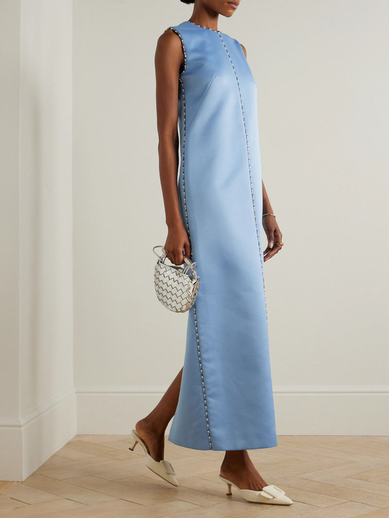 EMILIA WICKSTEAD Amon Embellished Satin Gown outlook