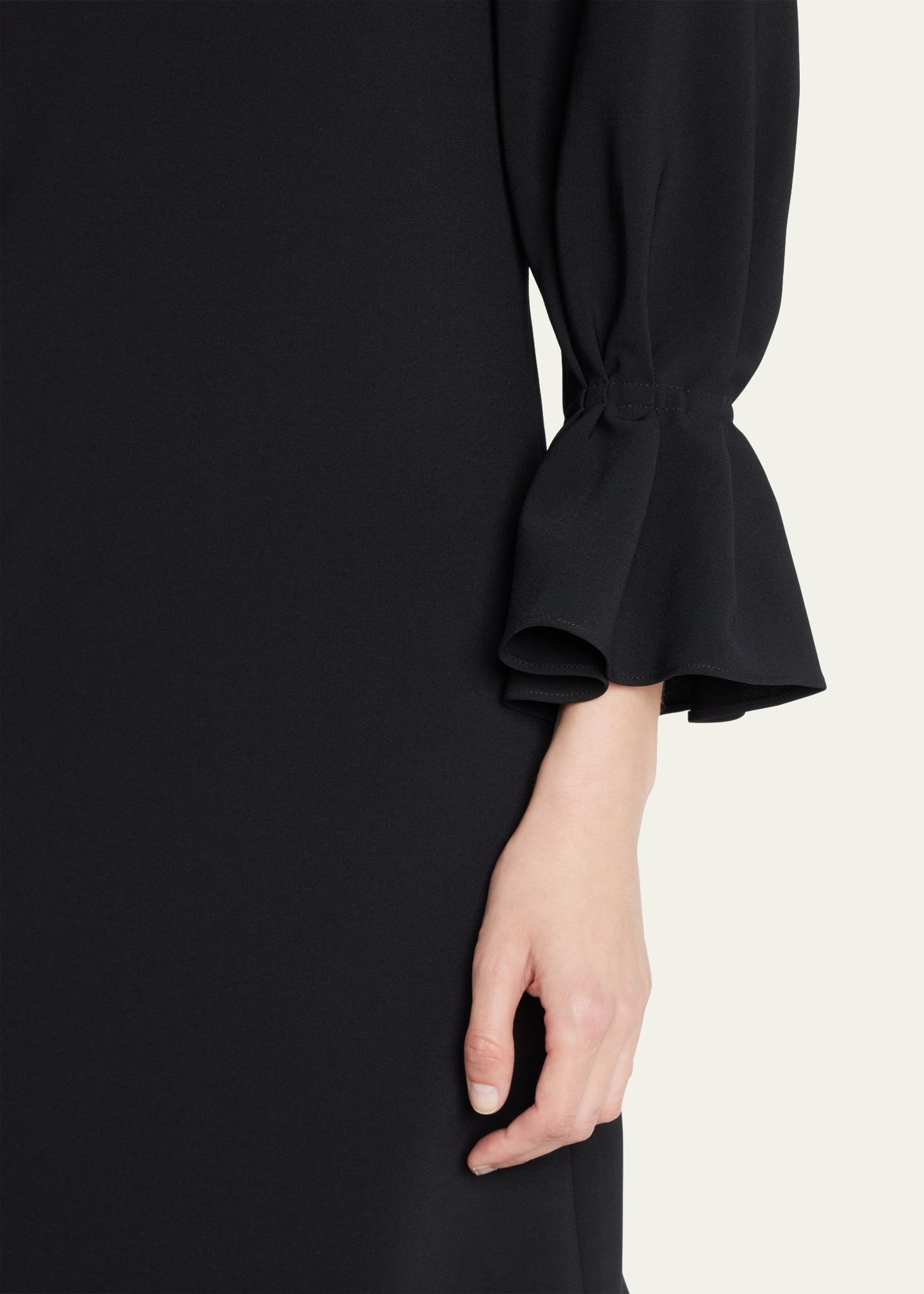 Ruffle-Cuff Shift Dress - 5