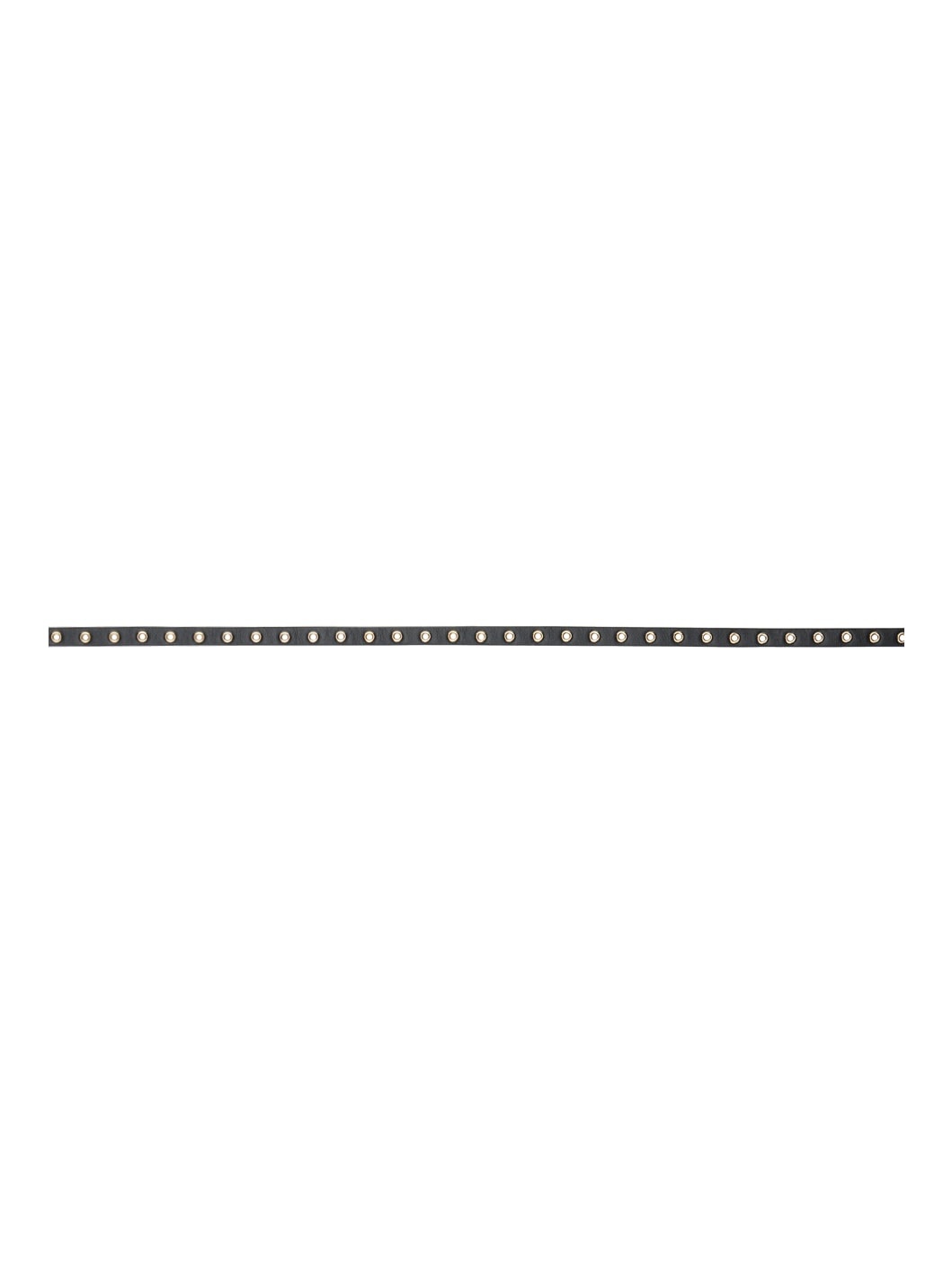 Black Mini Eyelet Belt - 2