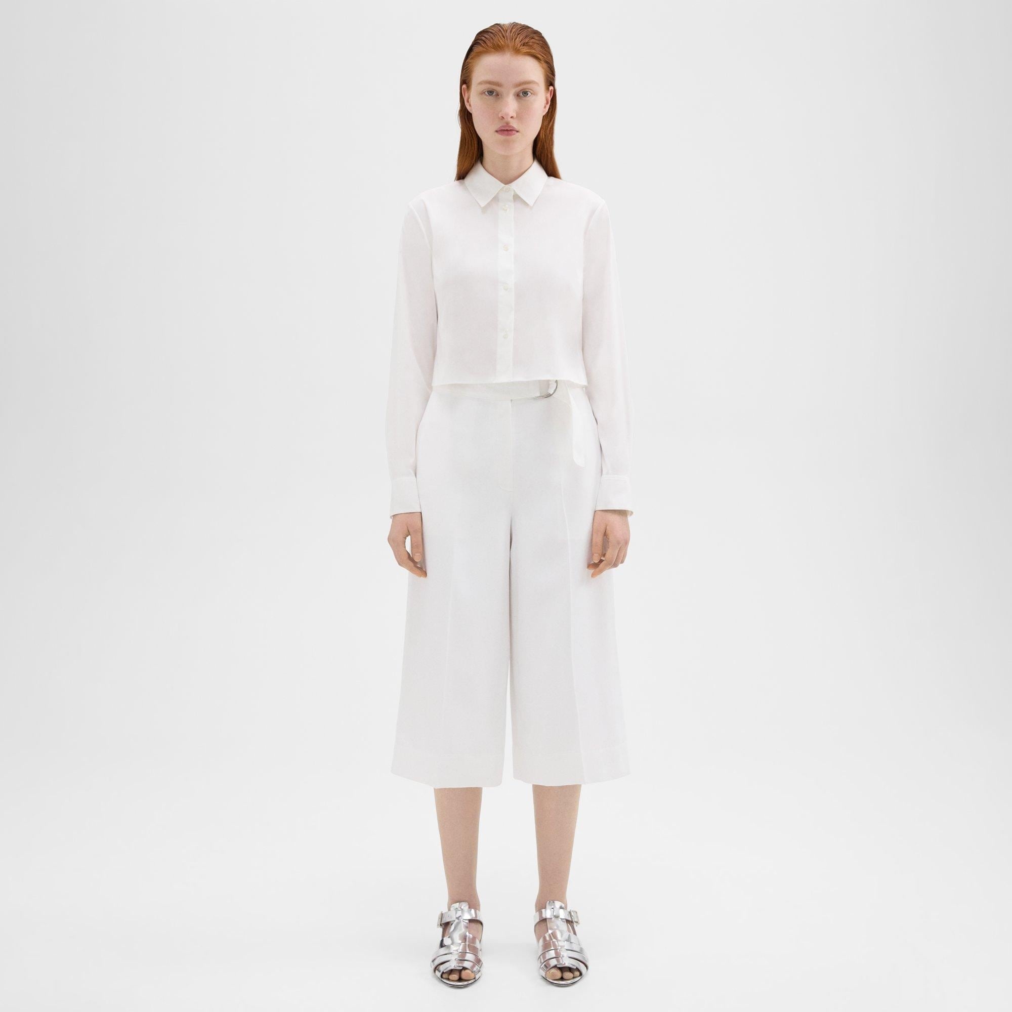 Belted Culotte in Viscose - 2