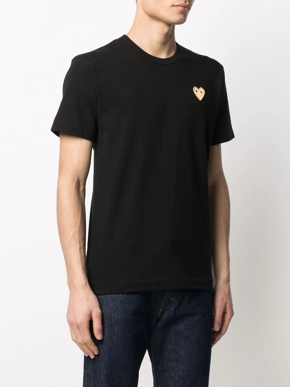 heart patch T-shirt - 3