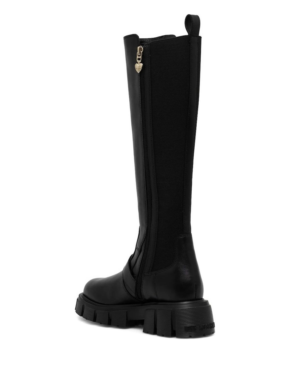 buckle knee-high boots - 4