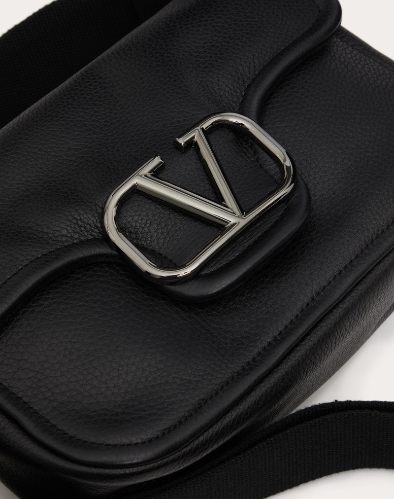 VALENTINO GARAVANI ALLTIME GRAINY CALFSKIN SHOULDER BAG 8