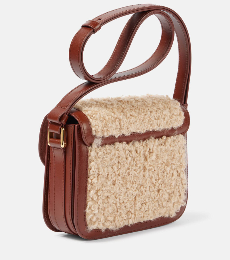 Grace Small faux shearling shoulder bag 4