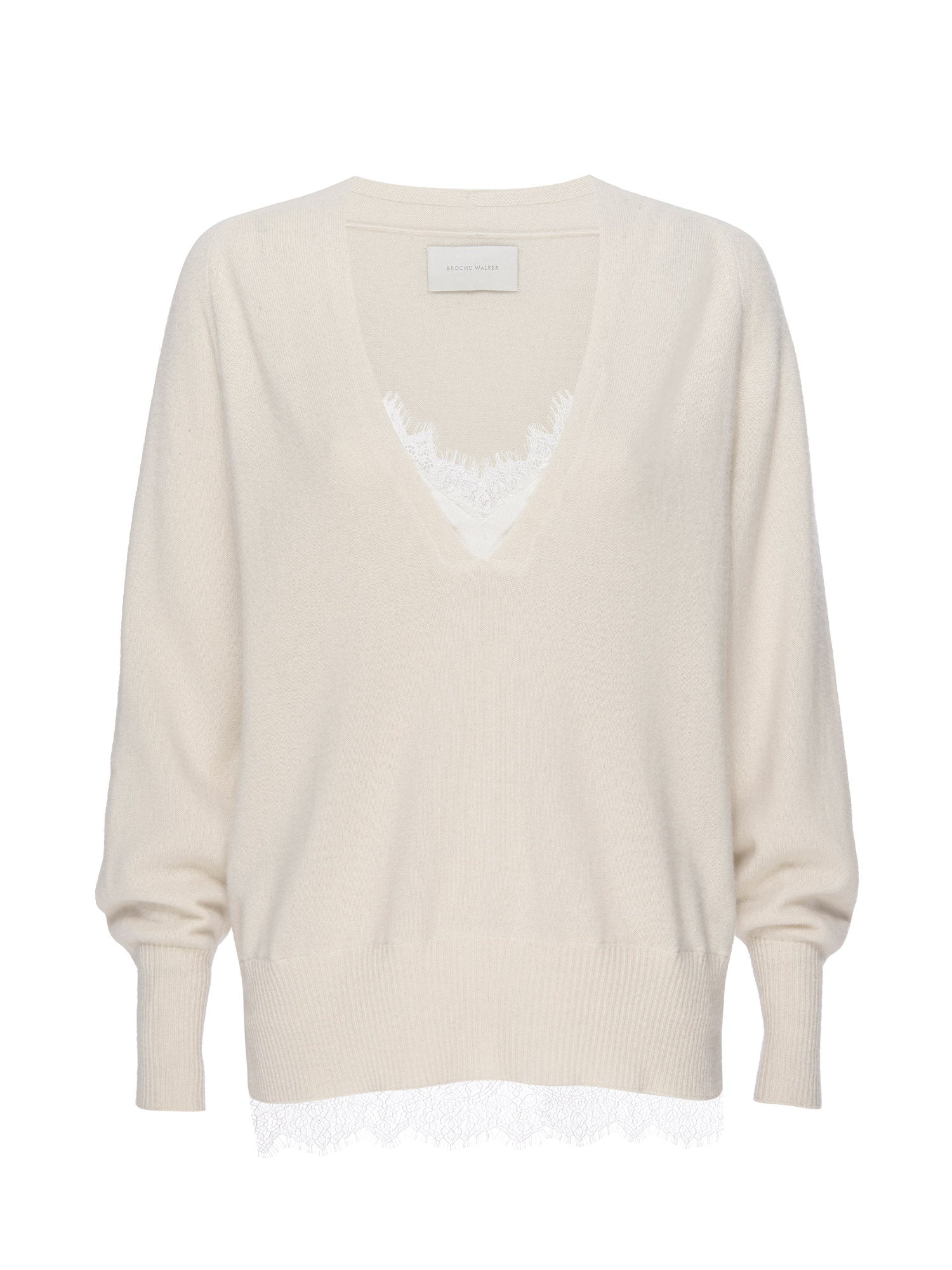 The Lace Vee Looker Pullover - 2