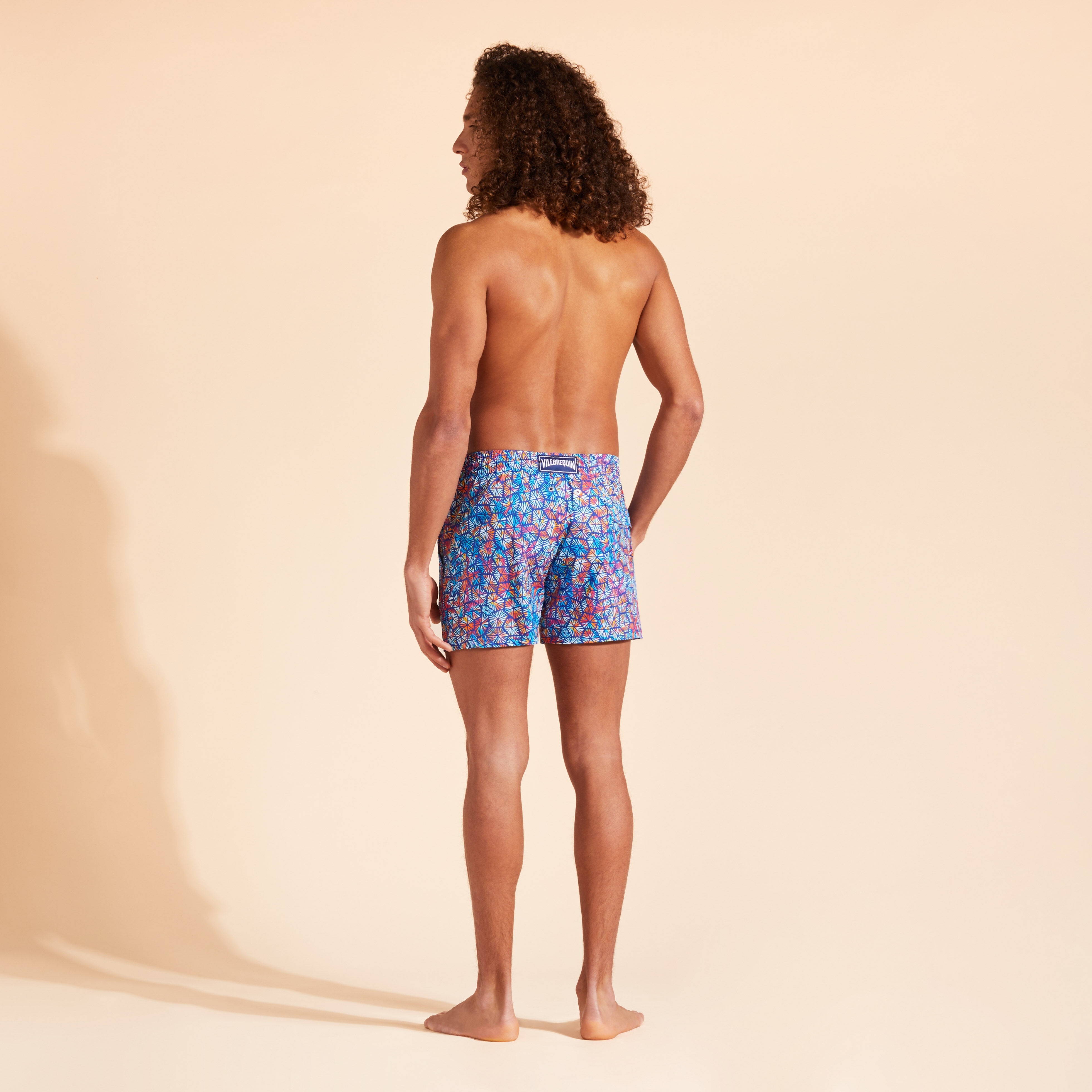 Men Stretch Swim Trunks Carapaces Multicolores - 4