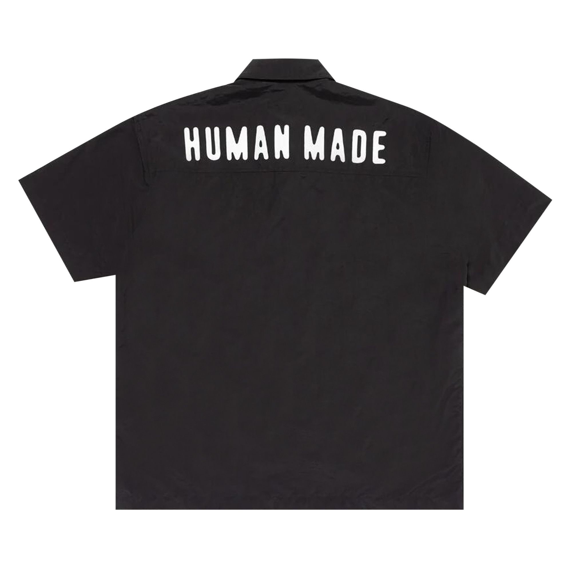 Human Made Nylon Short-Sleeve Shirt 'Black' - 2