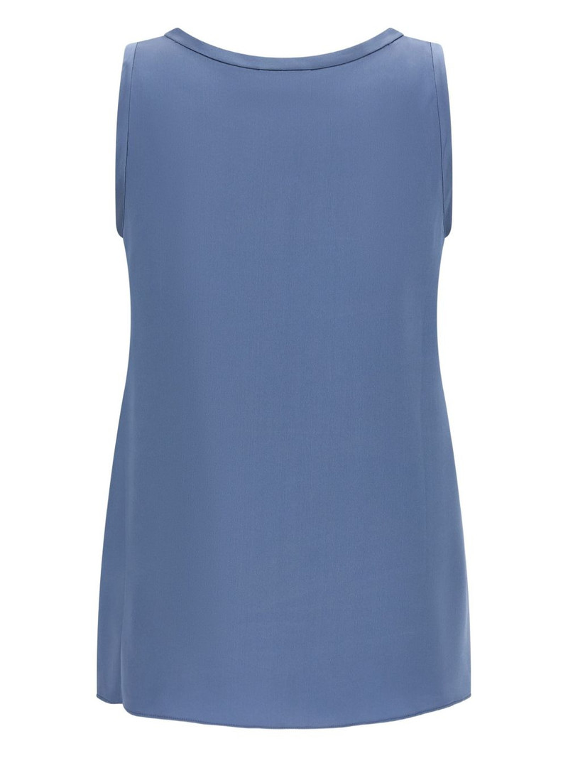 Brunello Cucinelli sleeveless satin top outlook