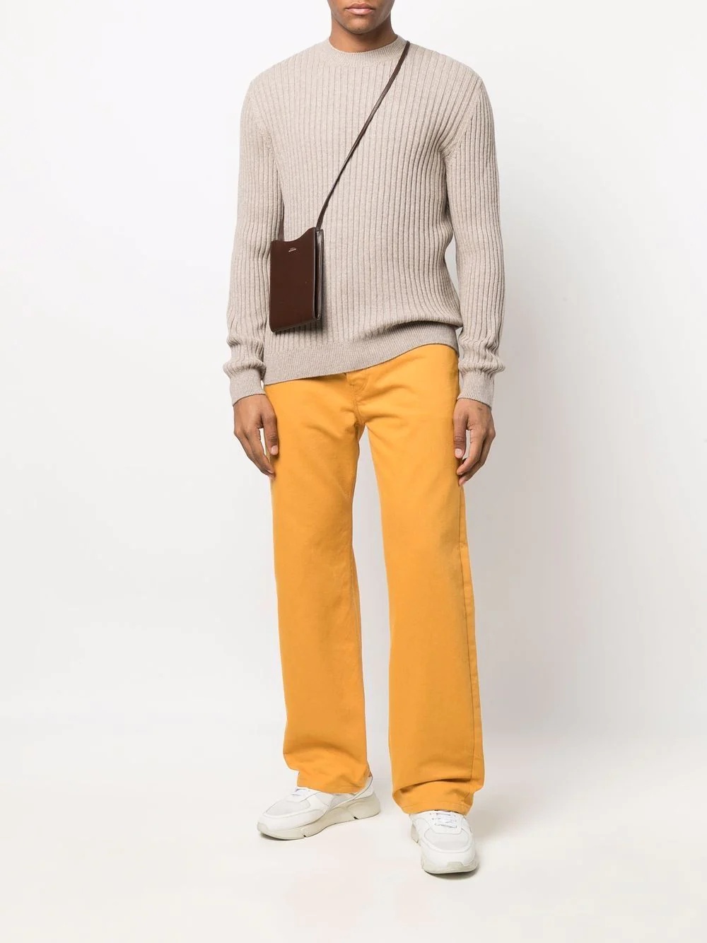 ribbed-knit ribbed-trim jumper - 2