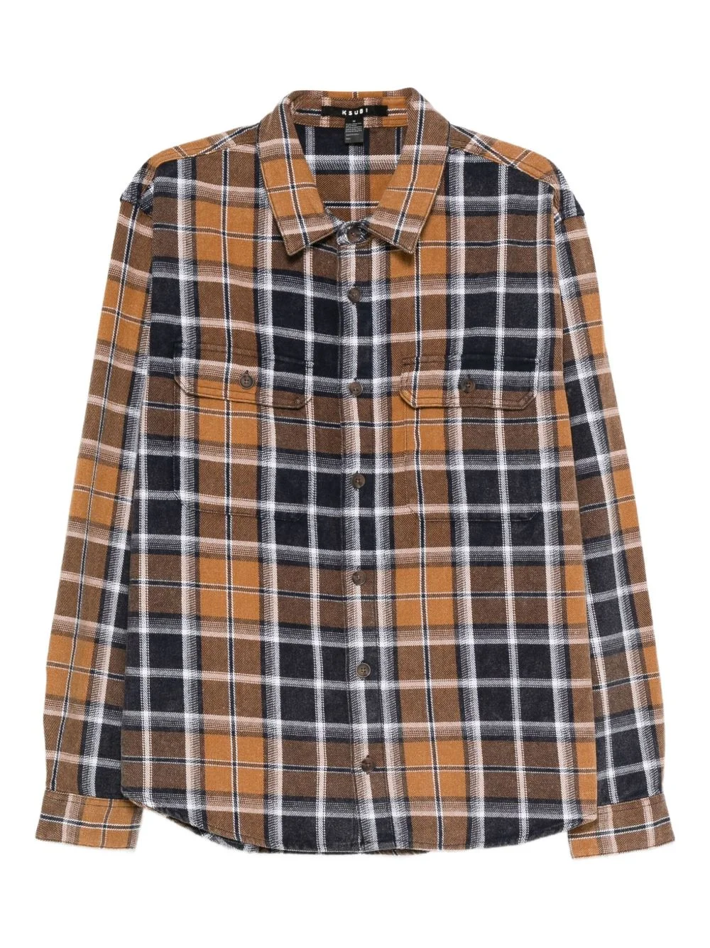 Rosebowl checked long-sleeve shirt - 1