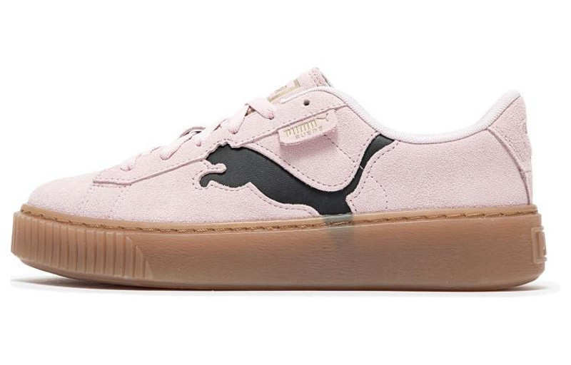 PUMA (WMNS) PUMA Suede Platform Shoes 'Pink Black Gum' 397233-05 outlook