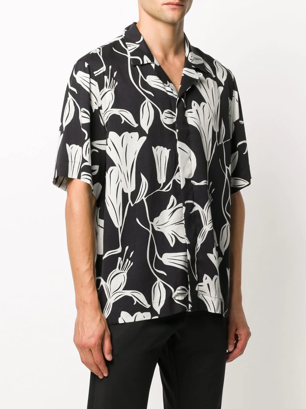 floral short sleeve shirt - 3