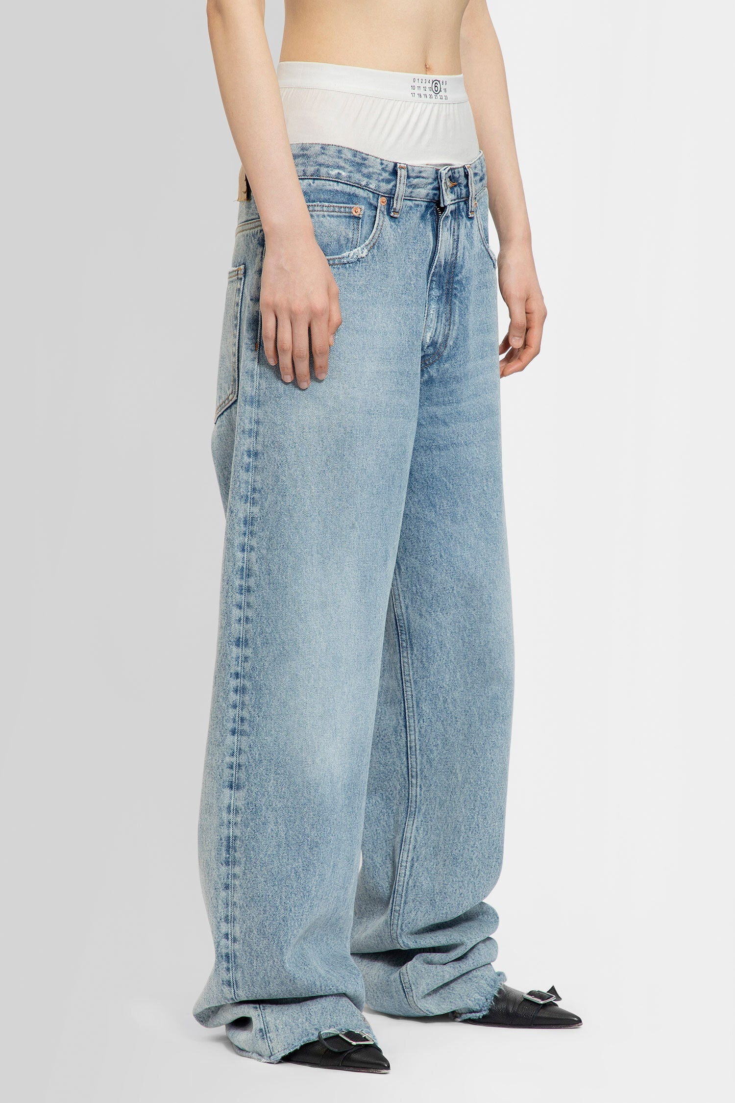 MM6 MAISON MARGIELA WOMAN BLUE JEANS - 3