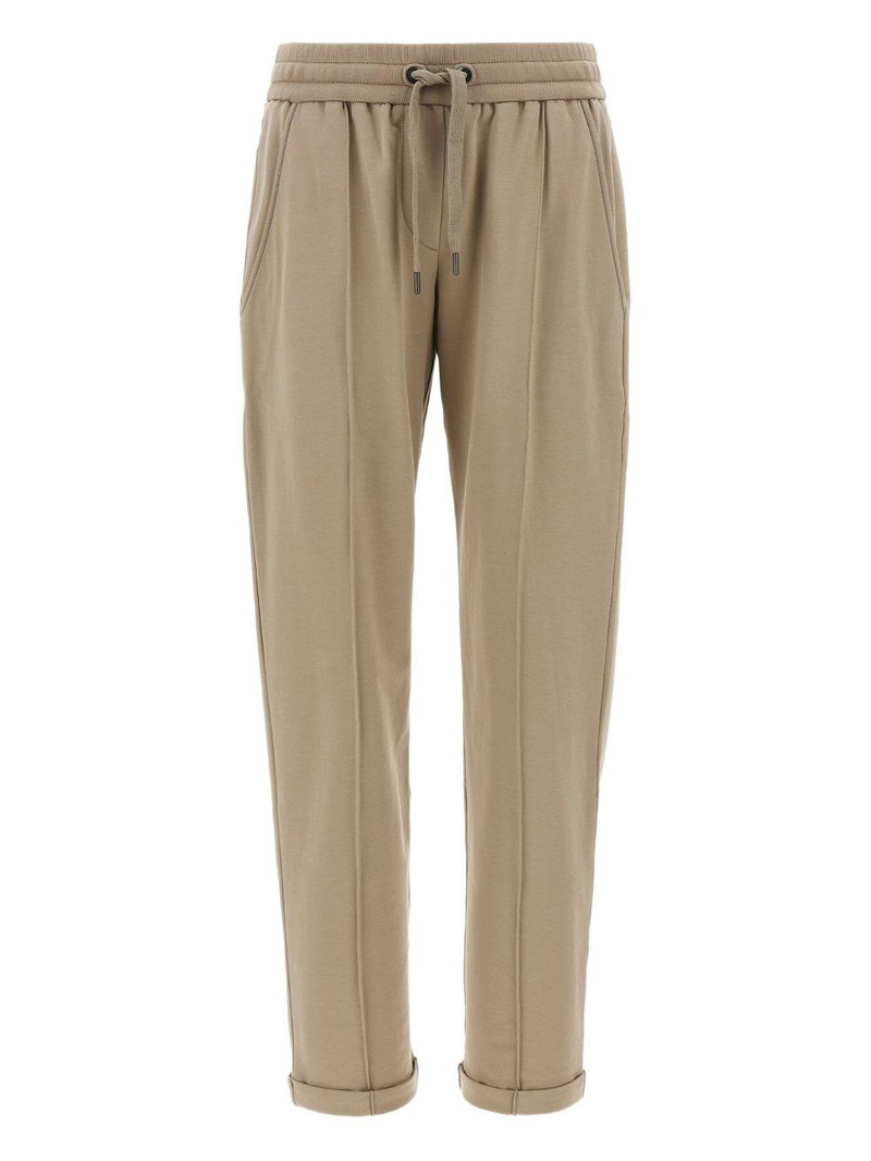 Cotton drawstring trousers 1