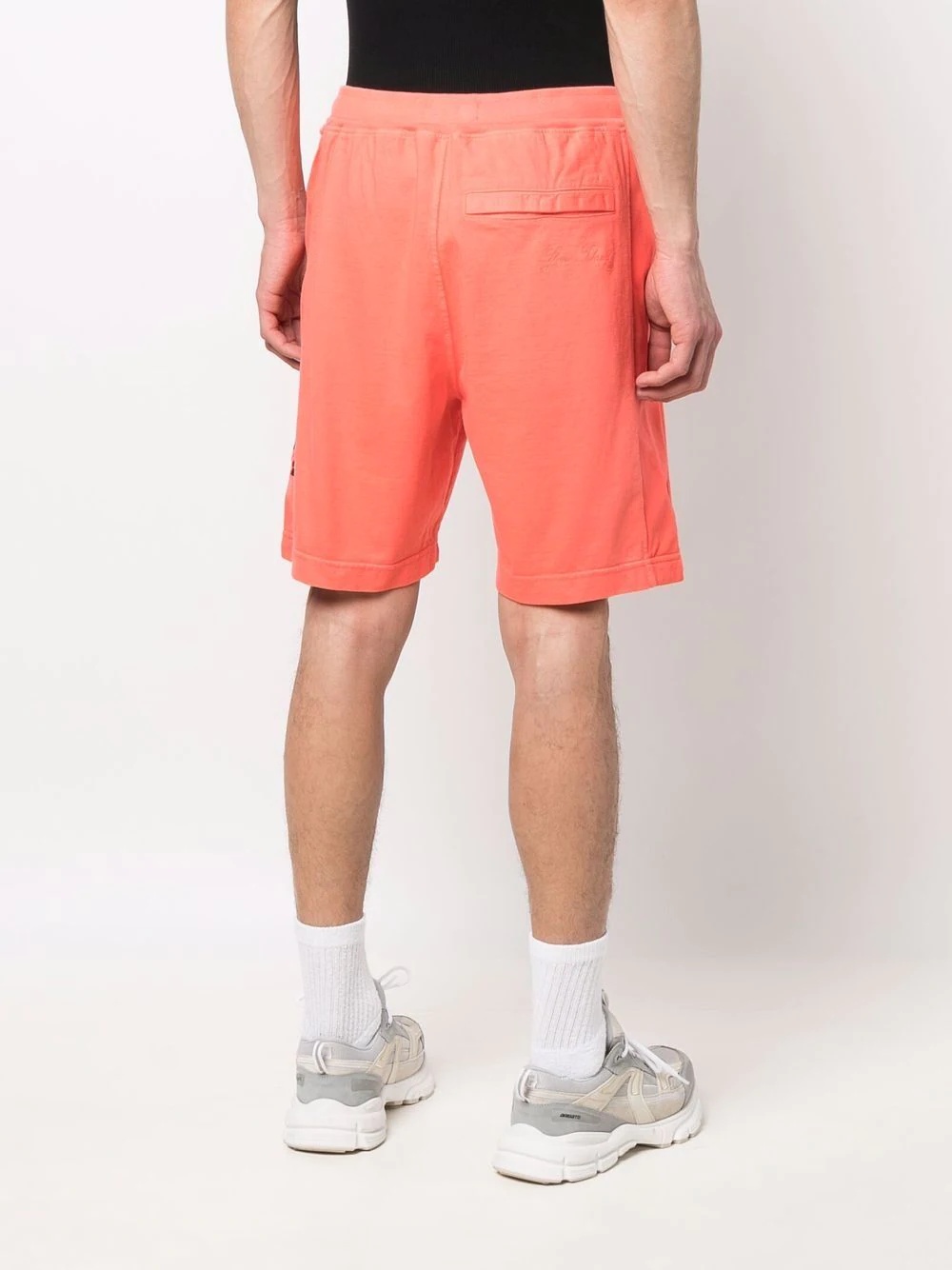 jersey-fleece track shorts - 4