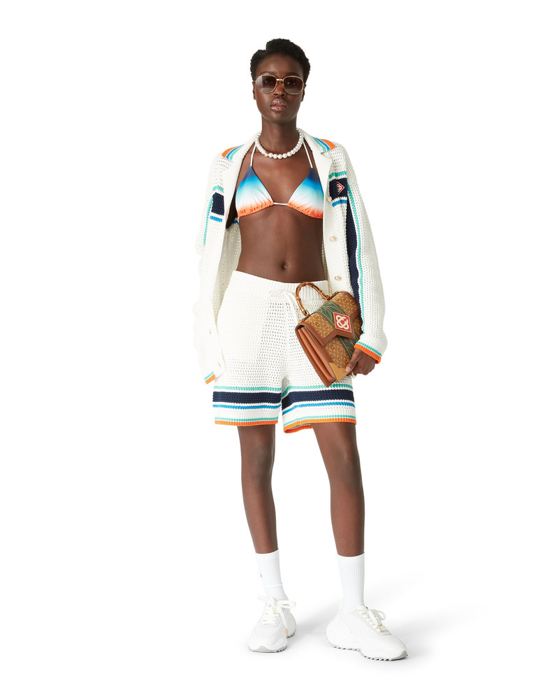 CASABLANCA Crochet Tennis Shorts | Casablanca Paris outlook