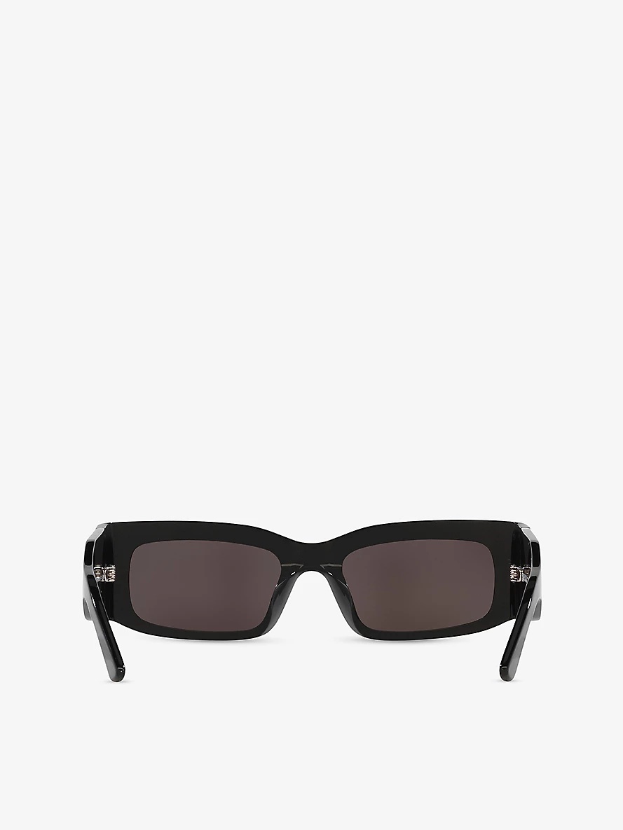 BB0328S Rectangle-Frame Acetate Sunglasses - 4