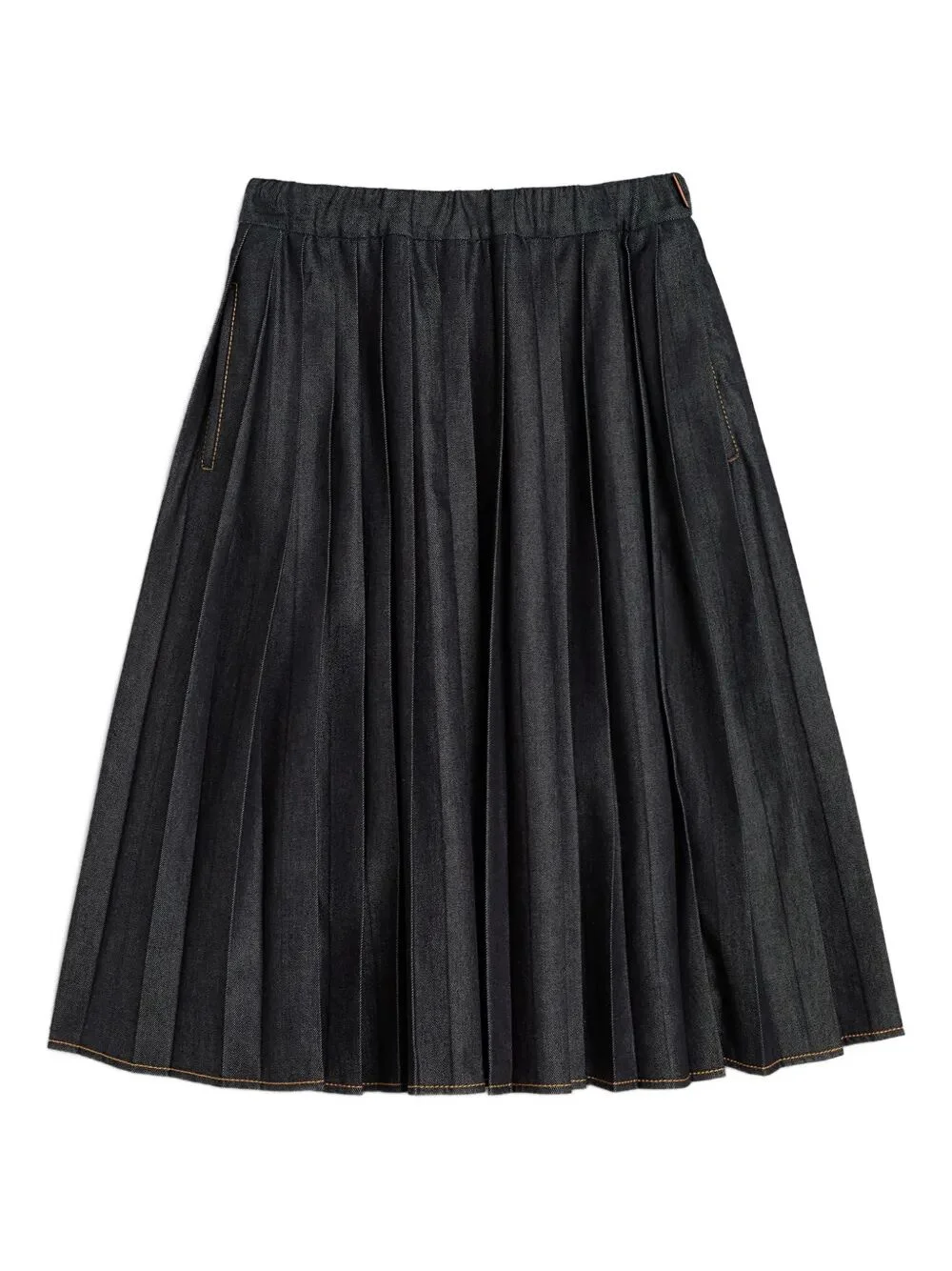 Jil Sander Women Denim Midi Round Skirt - 1