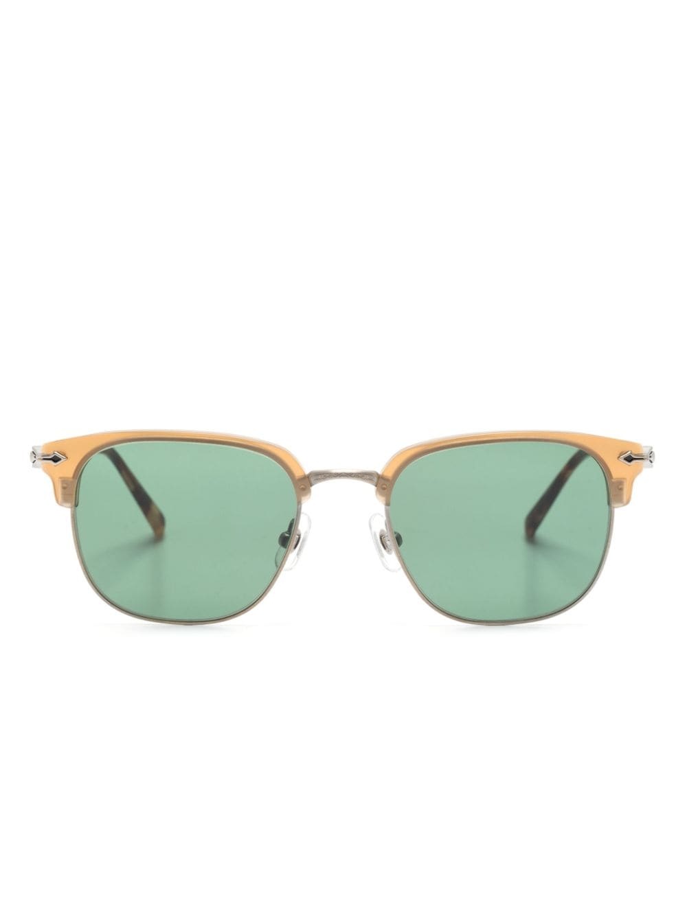 matte Clubmaster-frame tinted sunglasses - 1