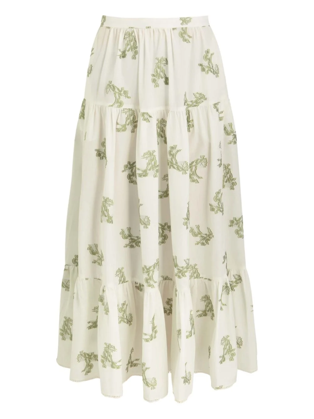 floral-print maxi skirt - 1