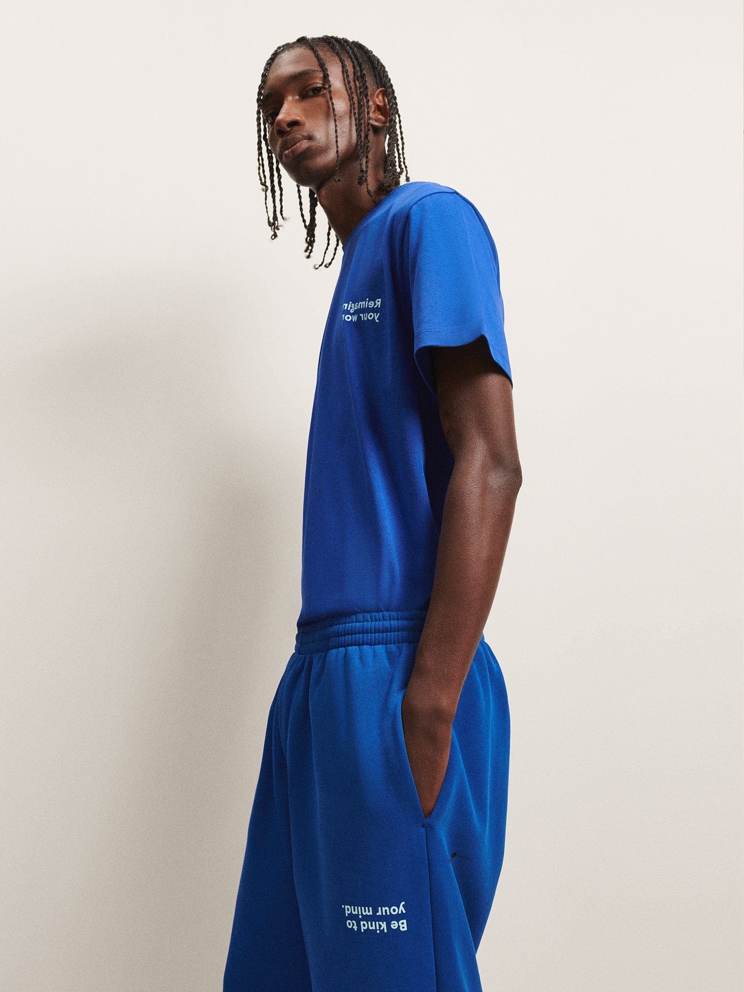 PANGAIA x Headspace Track Pants - Mood Blue - 7