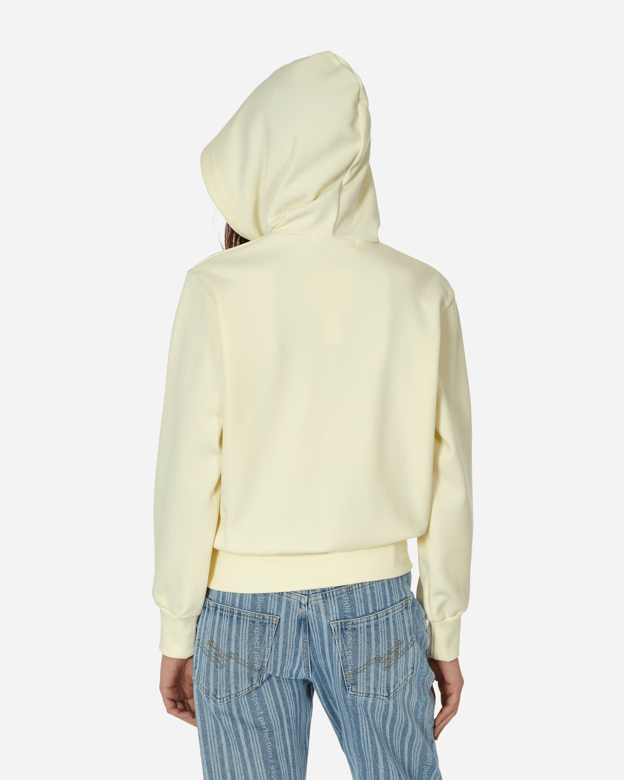 Small Heart Hooded Sweatshirt Beige - 3