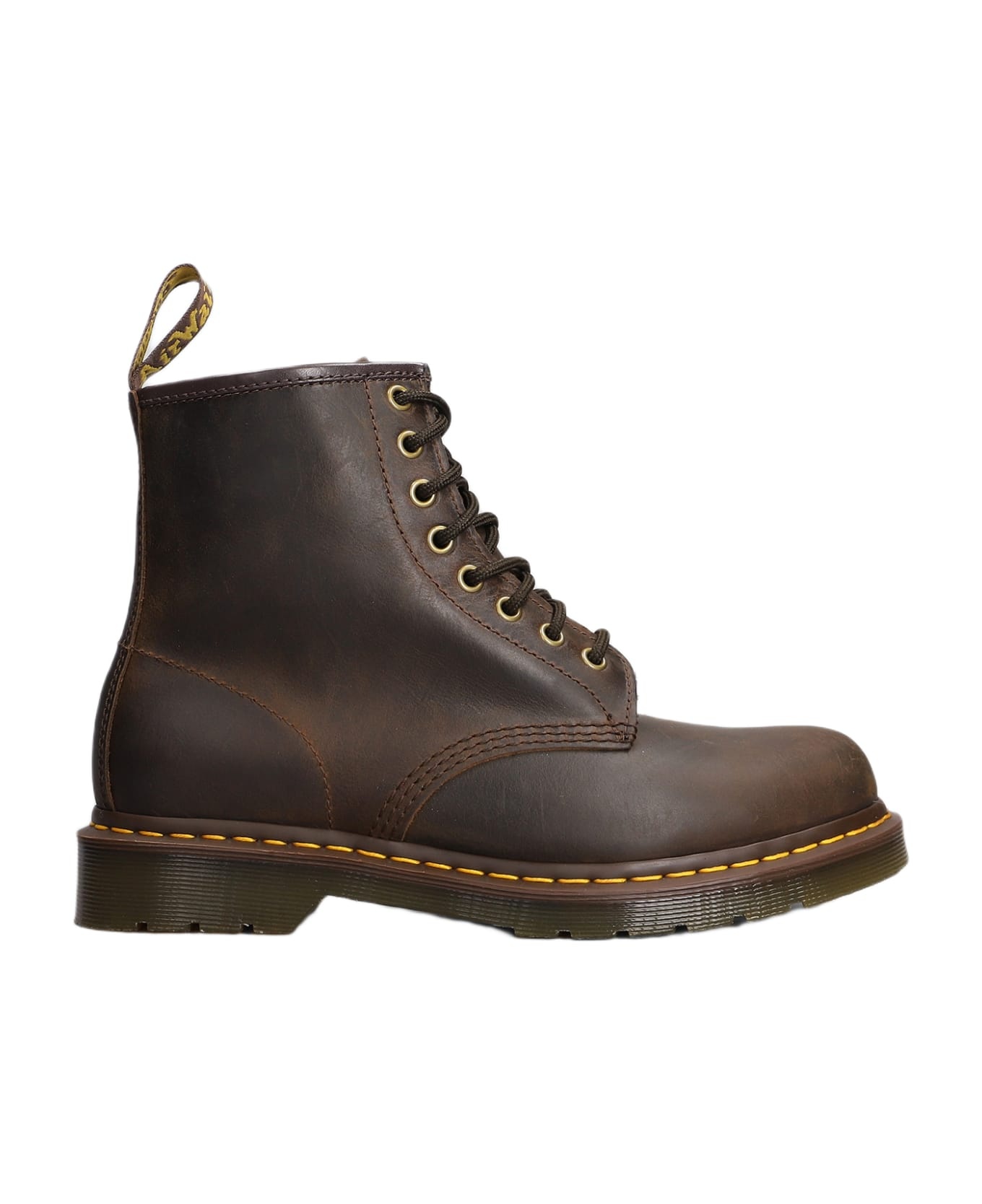 1460 Combat Boots In Brown Leather - 1