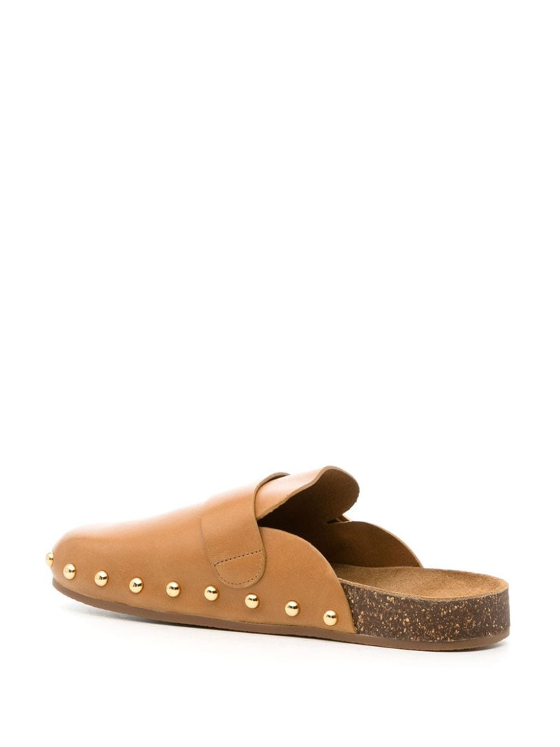 Mellow logo-plaque leather mules 3