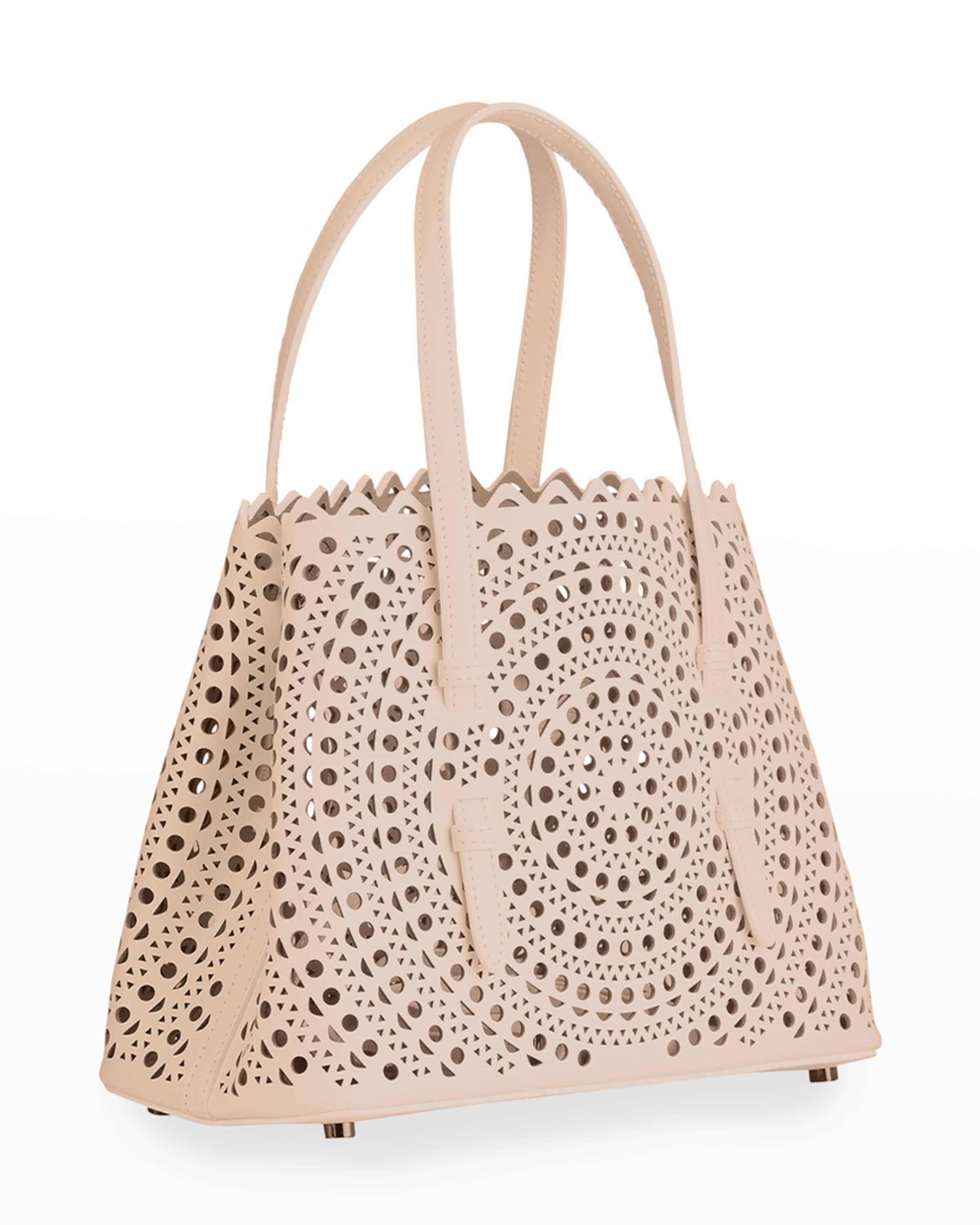 Mina Small Laser-Cut Tote Bag - 3