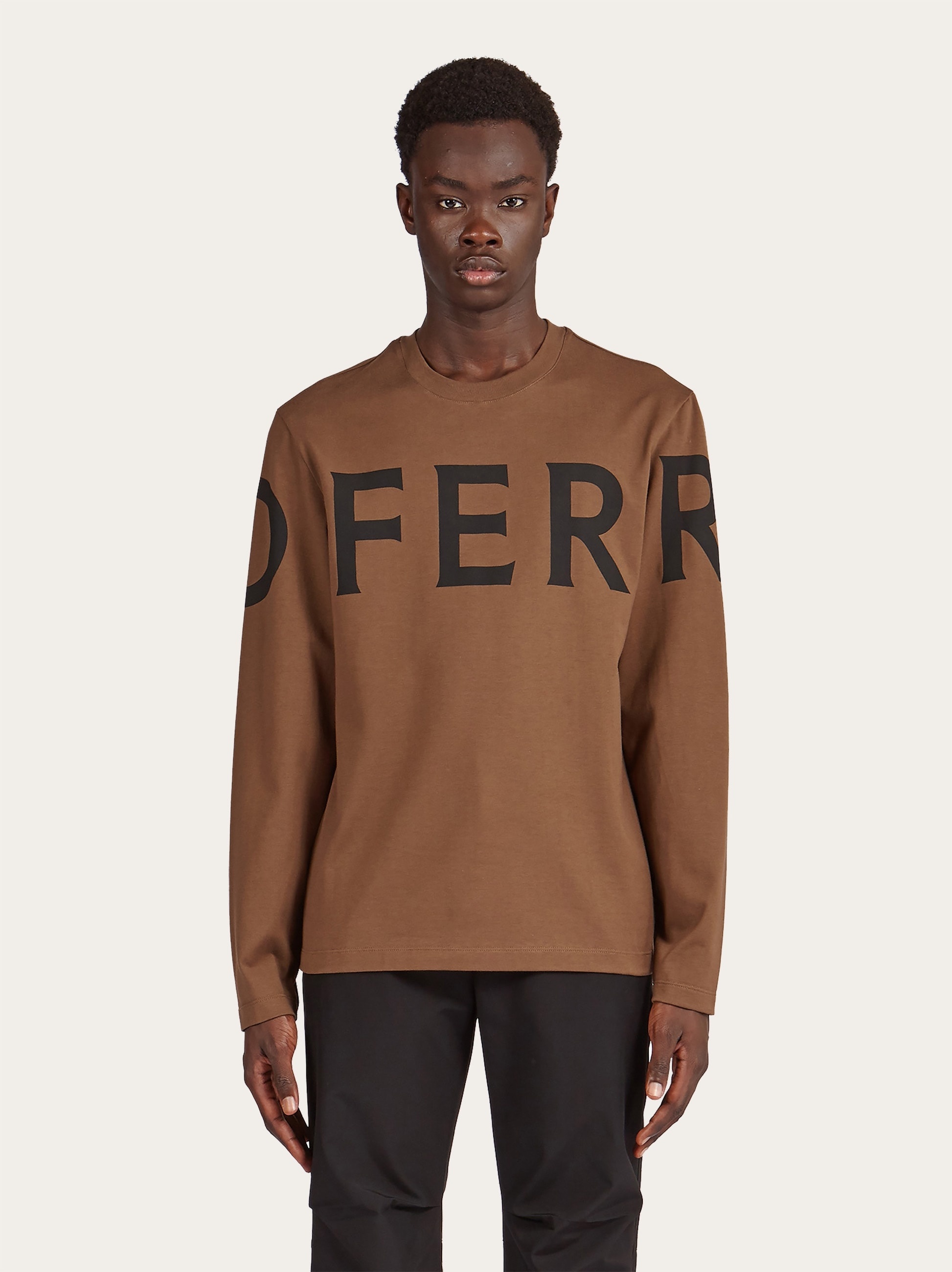 Long sleeved t-shirt with graphic logo - 2