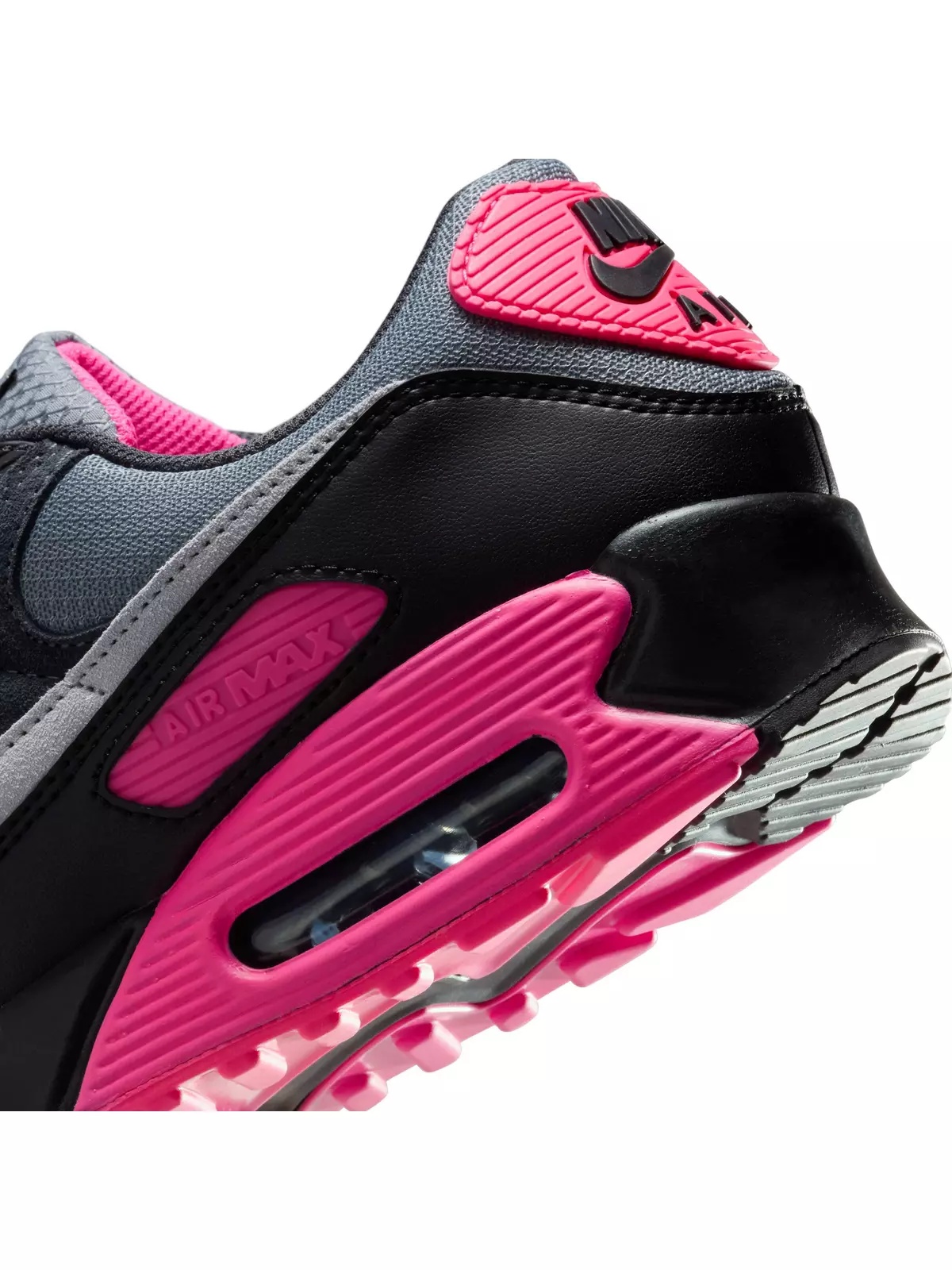 Air Max 90 "Cool Grey/Hyper Pink/Black/Wolf Grey" Men's Shoe - 8